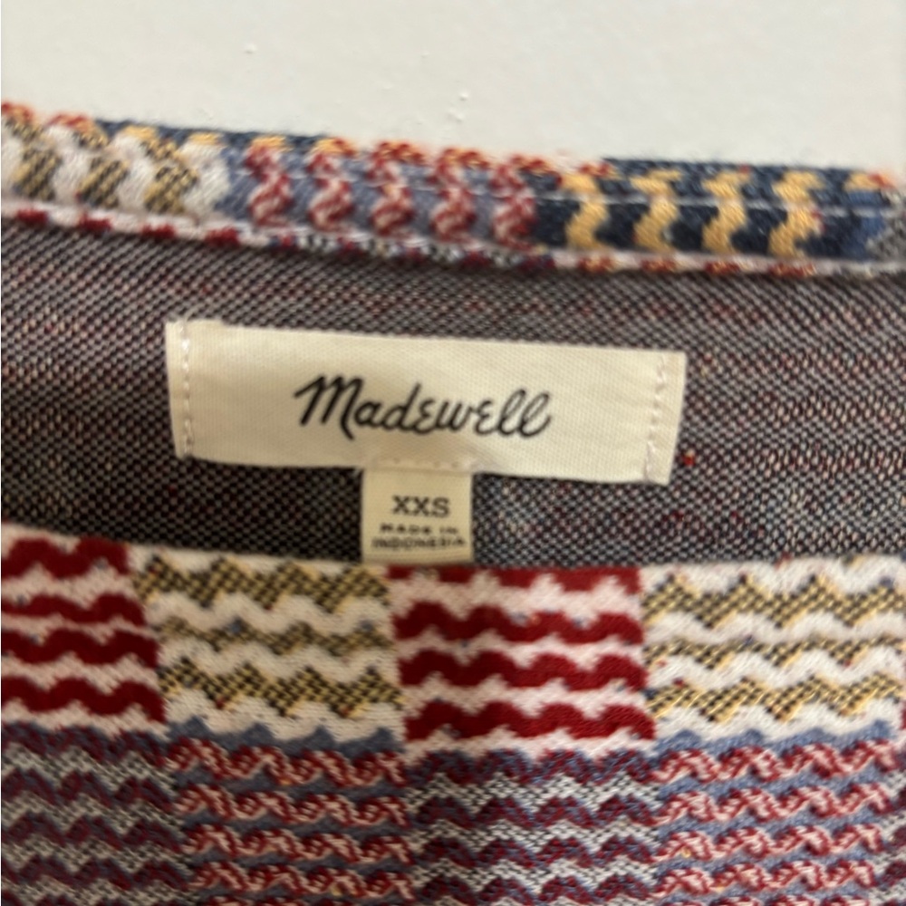 Madewell Jacquard Setlist Boxy Short Sleeve T-Shirt - Picture 4 of 5